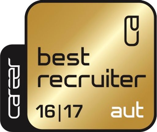 Vorschau Bild von Logo goldenes Siegel Best Recruiter