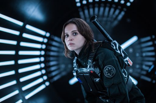 Jyn Erso (Felicity Jones) in "Rogue One: A Star
Wars Story" © Lucasfilm LFL 2016.