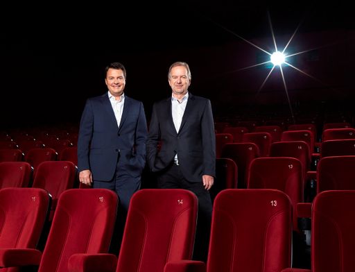 v.l.: Christof Papousek, CFO und Co-Gesellschafter
Cineplexx International und Christian Langhammer, geschäftsführender
Gesellschafter Cineplexx