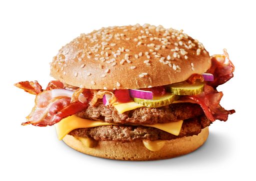 Vorschau Bild von Die Stars der McDonald’s Hüttengaudi 2016: Big
Rösti, McSpeck und der Germknödel Donut.