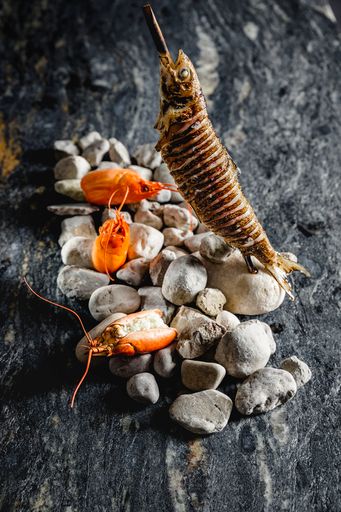  Gericht Fisch wird zubereitet