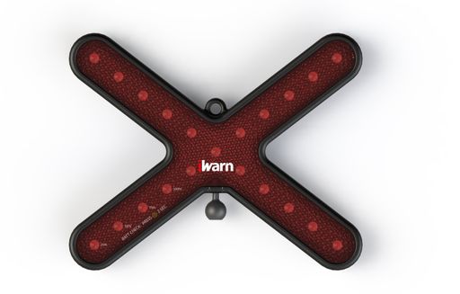 Vorschau Bild von Warnleuchte IWARN® von vorne in rot