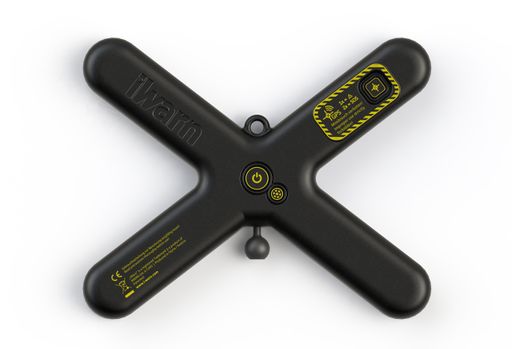 Vorschau Bild von Warnleuchte IWARN® von hinten ohne Magnetfussbefestigung