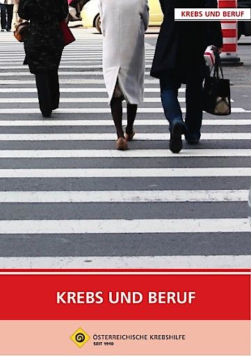 Titelbild Broschüre "Krebs und Beruf"