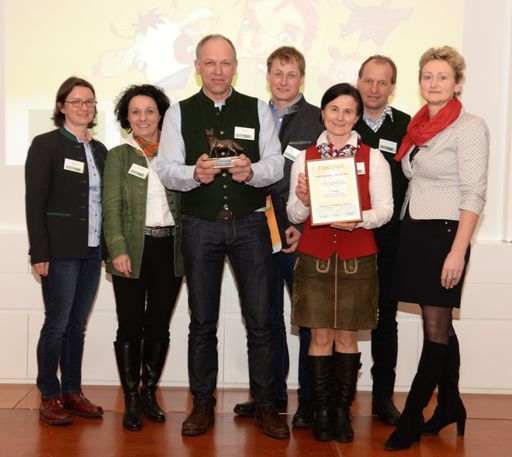Die Gewinner des Innovationspreises Bio-Fuchs
erhalten die Auszeichung im Rahmen der BIO AUSTRIA Bauerntage