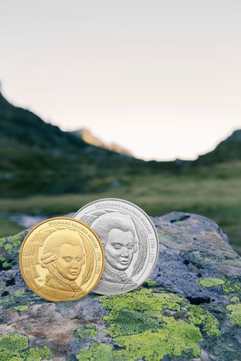Mozart Coin USD 1oz Gold und 1oz Silber