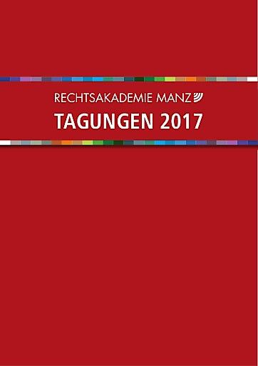 Vorschau Bild von Jahresprogramm der MANZ Rechtsakademie
