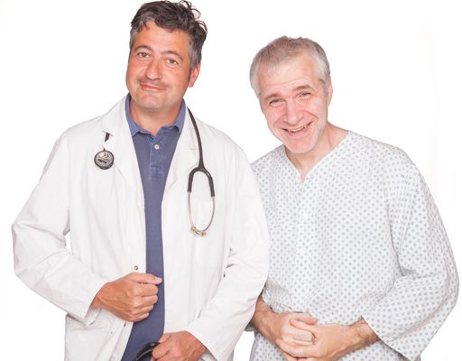  Der richtige Arzt Dr. Ronny Tekal und der richtige Patient - und
Kommunikationswissenschafter - Mag. Norbert Peter