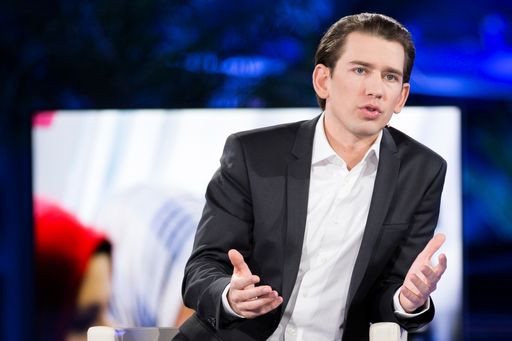 Vorschau Bild von Sebastian Kurz beim "Talk im Hangar-7" zum Thema "Integration".