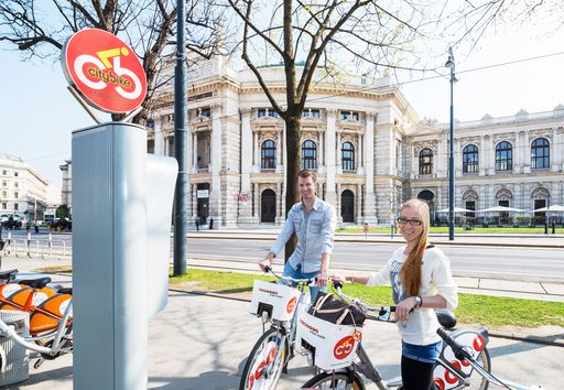 Vorschau Bild von Das Erfolgsprojekt Citybike Wien hat sich auch 2016
sehr positiv entwickelt.