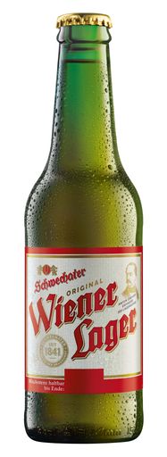 Schwechater Wiener Lager in der 0,33l-Kleinflasche