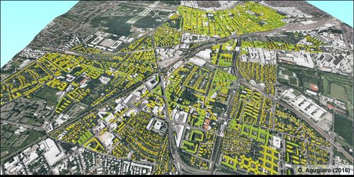 Vorschau Bild von 3D-Visualisierung eines flächendeckenden
Renovierungsszenarios.