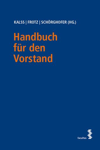 Cover Handbuch für den Vorstand