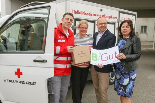 Mit der Marke BiGut bietet der Speisenzusteller des Wiener Roten
Kreuzes eine neue Produktlinie für Bezieherinnen von
Mindestsicherung an.