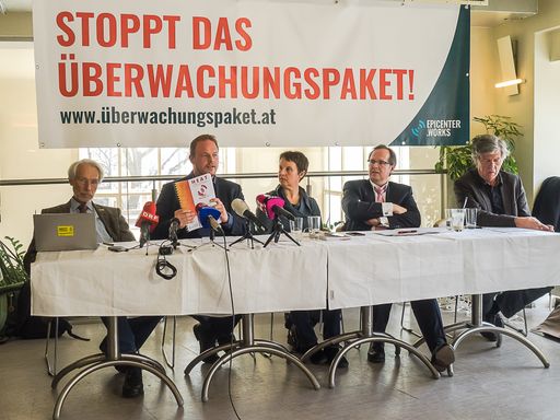 14.03.2017, Wien, Cafe Stein. Widerstand gegen das
Überwachungspaket formiert sich. https://www.überwachungspaket.at
