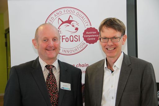 Prof. Martin Wagner (Veterinärmedizinische
Universität Wien), Dr. Gerd Schatzmayr (BIOMIN Research Center
Tulln)