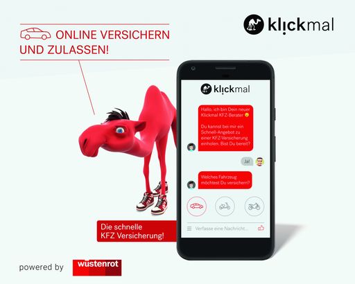 Egal ob via Smartphone oder PC, und egal wann und
wo, der Chatbot auf klickmal.at von Wüstenrot ist rund um die Uhr
erreichbar.