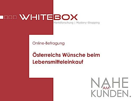 Vorschau Bild von Ergebnisse der Online-Befragung © Whitebox Online-Befragung