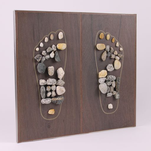 Vorschau Bild von Bild zu OTS - Mit Ihrem persönlichen TILE & STONE können Sie
selbst ein minimum von 16 verschiedenen Fußreflexzonen durch
einfaches Belasten positiv beeinflussen. TILE & STONE ist wasserfest
und langlebig.