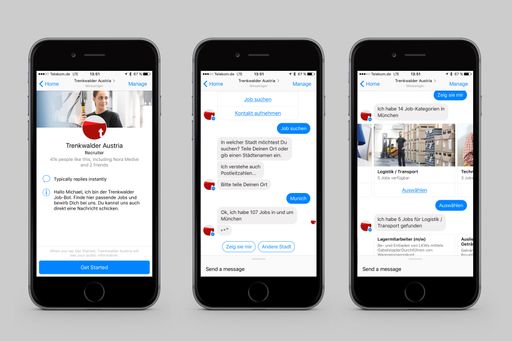  iPhone mockup Chatbot