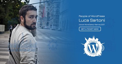 Vorschau Bild von Luca Sartoni, Doyen der Wiener WordPress Community
berichtet, wie es mit WordPress weitergeht