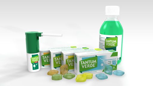  Tantum Verde®, das Halsschmerzmittel.