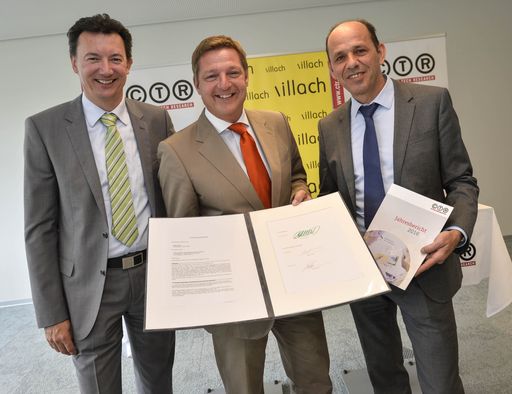 Die Stadt Villach sichert den Gesellschafterzuschuss der CTR für
die nächsten fünf Jahre