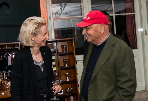 Vorschau Bild von v.l.n.r. Jutta Kahlbetzer, Niki Lauda