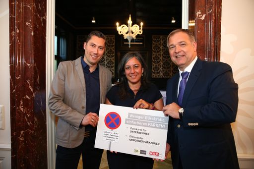 v.l.n.r. Jürgen Tarbauer, Maria Vassilakou, Walter
Ruck