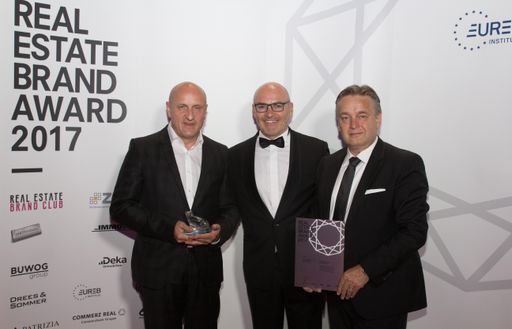 Verleihung des Real Estate Brand Awards 2017