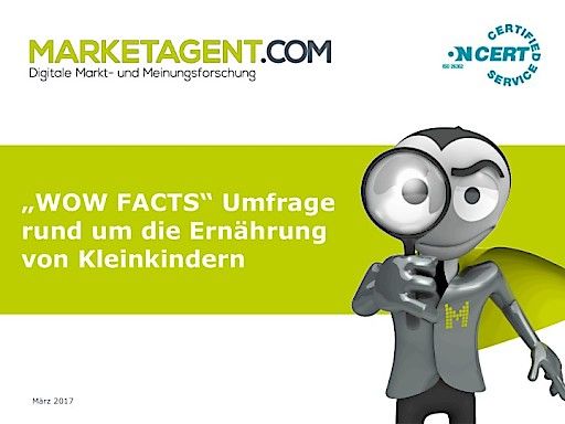 Vorschau Bild von Ergebnisbericht Umfrage marketagent.com. Alle detaillierten Ergebnisse der Umfrage. 505 Netto-Interviews, Respondentinnen sind Personen in Österreich, zwischen 20 und 39 Jahren alt, wohnen in Österreich und haben zumindest ein Kind im Alter von 0 bis 3 Jahren. Umfrage durchgeführt von marketagent.com und von MILUPA finanziert.