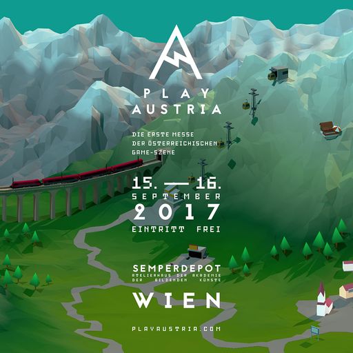  PLAY AUSTRIA Keyvisual Die erste Messe der
österreichischen Game-Szene