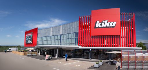 Vorschau Bild von Die neu gestaltete Fassade des Einrichtungshauses
kika Eisenstadt