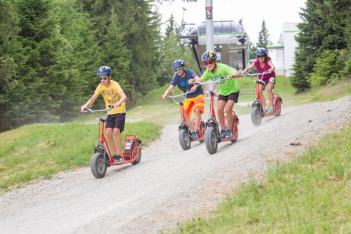 Vorschau Bild von ermäßigte Eintritte zu den Ausflugszielen von
Mönichkirchen, z.B. die Bergbahn mit den Rollern und Mountaincarts.