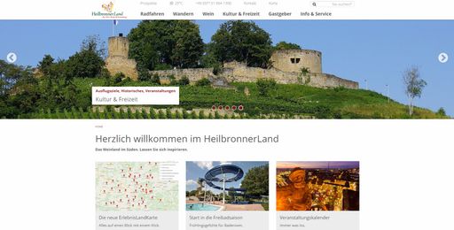  Neuer Webauftritt HeilbronnerLand