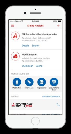 Die „Apo-App Apotheken und Medikamente“ der
Österreichischen Apothekerkammer präsentiert sich in neuem Design
und wurde weiter ausgebaut: Personen, die mehrere Arzneien einnehmen
müssen, finden diese in einer Übersicht tageweise aufgelistet.
Familienmanager, die auch Gesundheitsdaten ihrer Angehörigen
verwalten, können Medikamente, Impfungen und Erinnerungen jetzt
getrennt in mehreren Profilen speichern. Das Markieren von
Apothekenfavoriten ermöglicht einen Schnellzugriff auf die
Lieblingsapotheke. Damit wurden wieder Verbesserungsvorschläge
zahlreicher Userinnen und User umgesetzt. Die Apo-App, mit mehr als
540.000 Downloads eine der größten Gesundheitsapps in Österreich,
ist kostenlos für Android und iOS und jetzt auch für Tablets im
App-Store erhältlich.