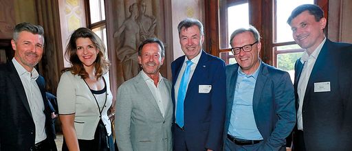 Erfreut über den Andrang: Gerhard Zeiner, Elisabeth
Wenzl, Karl Javurek, Viktor Wagner, Wolfgang Hammerer und Johannes
Ernst