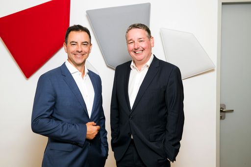 Vorschau Bild von Andreas Weiss (CEO Dentsu Aegis Network Austria) und Andreas Knie
(CEO media.at)