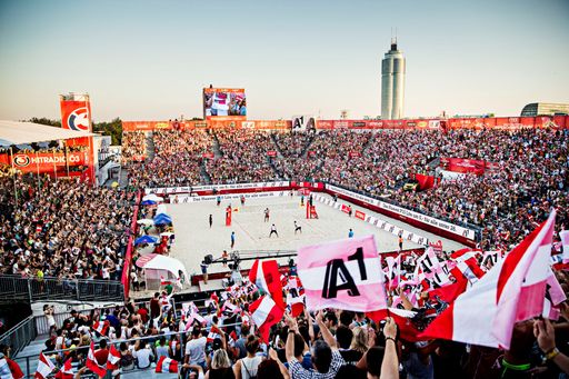  Red Bull Beach Arena / FIVB Beach Volleyball
Weltmeisterschaften Wien 2017 presented by A1