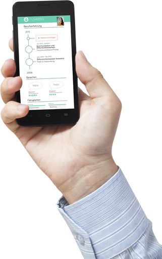Vorschau Bild von myVeeta Talentenetzwerk Mobil-Version