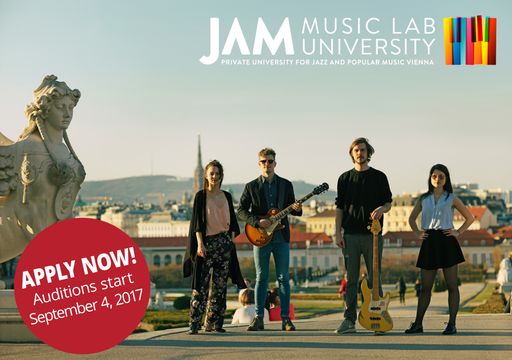  Jazz und Popularmusik studieren an der JAM MUSIC
LAB UNIVERSITY. Jetzt anmelden.