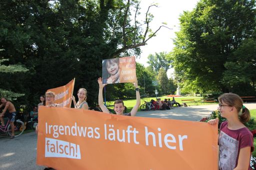 Vorschau Bild von Aktionsdemo in Graz bei der Pro Life Tour 2017