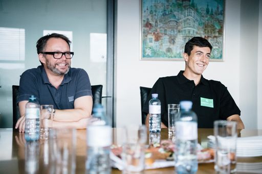 Merkur-Generaldirektor Gerald Kogler und Sebastian
Ofner