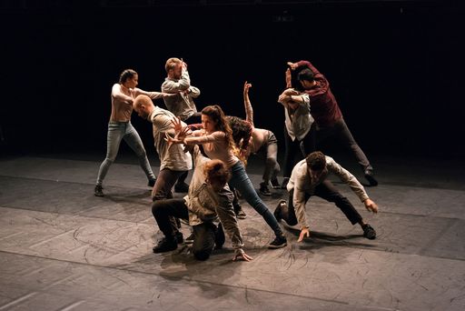  Tanzperformance "Hidden in Plain Sight" der
Tanzcompany "Hungry Sharks", 2017