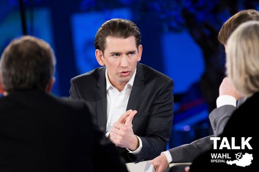 Sebastian Kurz stellt sich am 31.08. beim "Talk im Hangar-7 -
Wahl-Spezial" den Fragen und Anliegen von drei Wählern.
