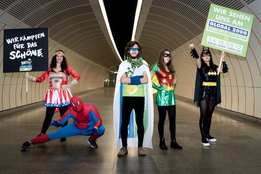 Vorschau Bild von SuperheldInnen laden zum Umweltfestival in die
Arena Wien