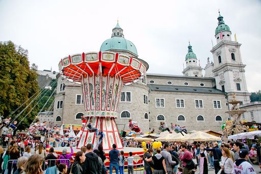  40 Jahre Salzburger Rupertikirtag von 20.-24. September 2017 in
der Salzburger Altstadt (Foto Wildbild).