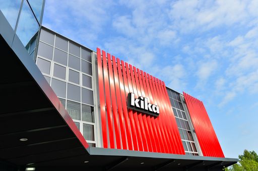 Vorschau Bild von Die neu gestaltete Fassade des Einrichtungshauses
kika in Dornbirn