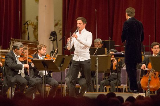 Foto Cornelius Meister (Dirigent), Andreas
Ottensamer (Klarinette), ORF Radio-Symphonieorchester Wien