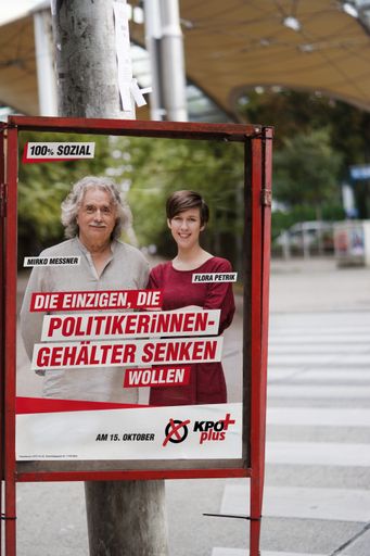 Vorschau Bild von KPÖ PLUS möchte PolitikerInnengehälter senken.